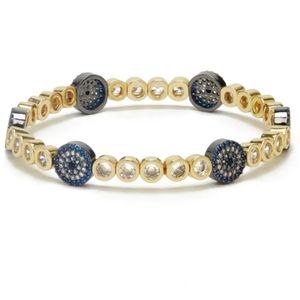Lisa Gozlan The Evil Eye Mixer CZ Braclet